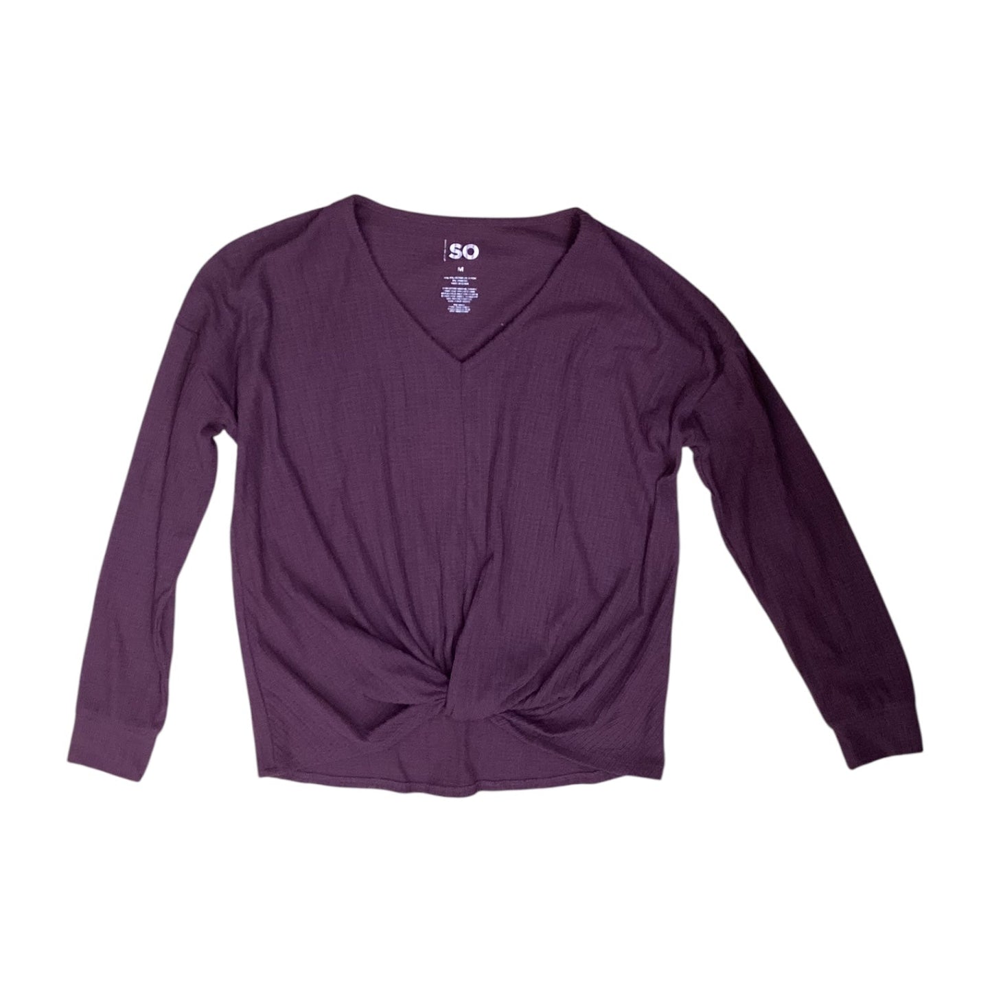 Top Ls By So In Purple, Size:M