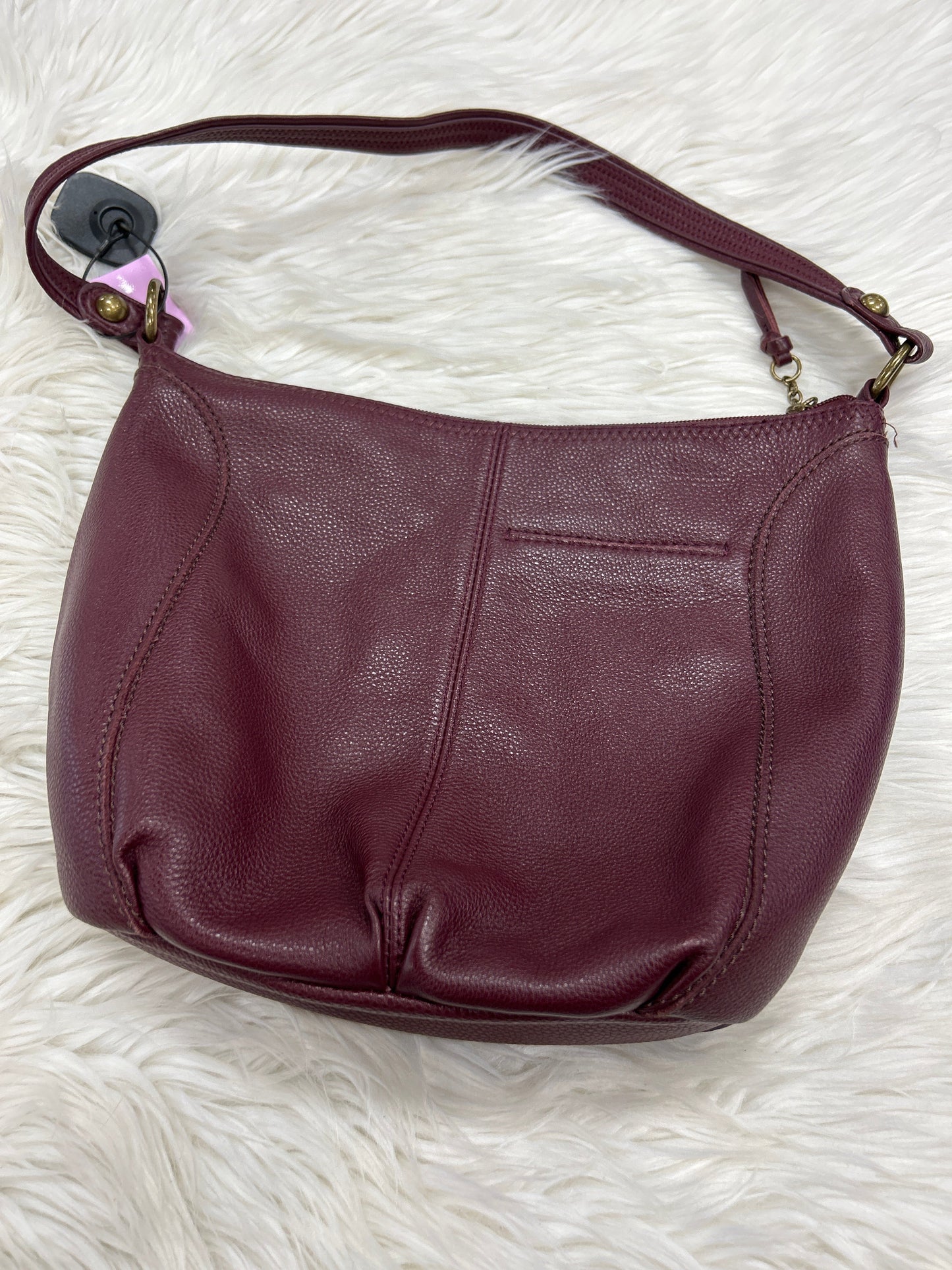 Handbag Leather By The Sak In Purple, Size:Medium