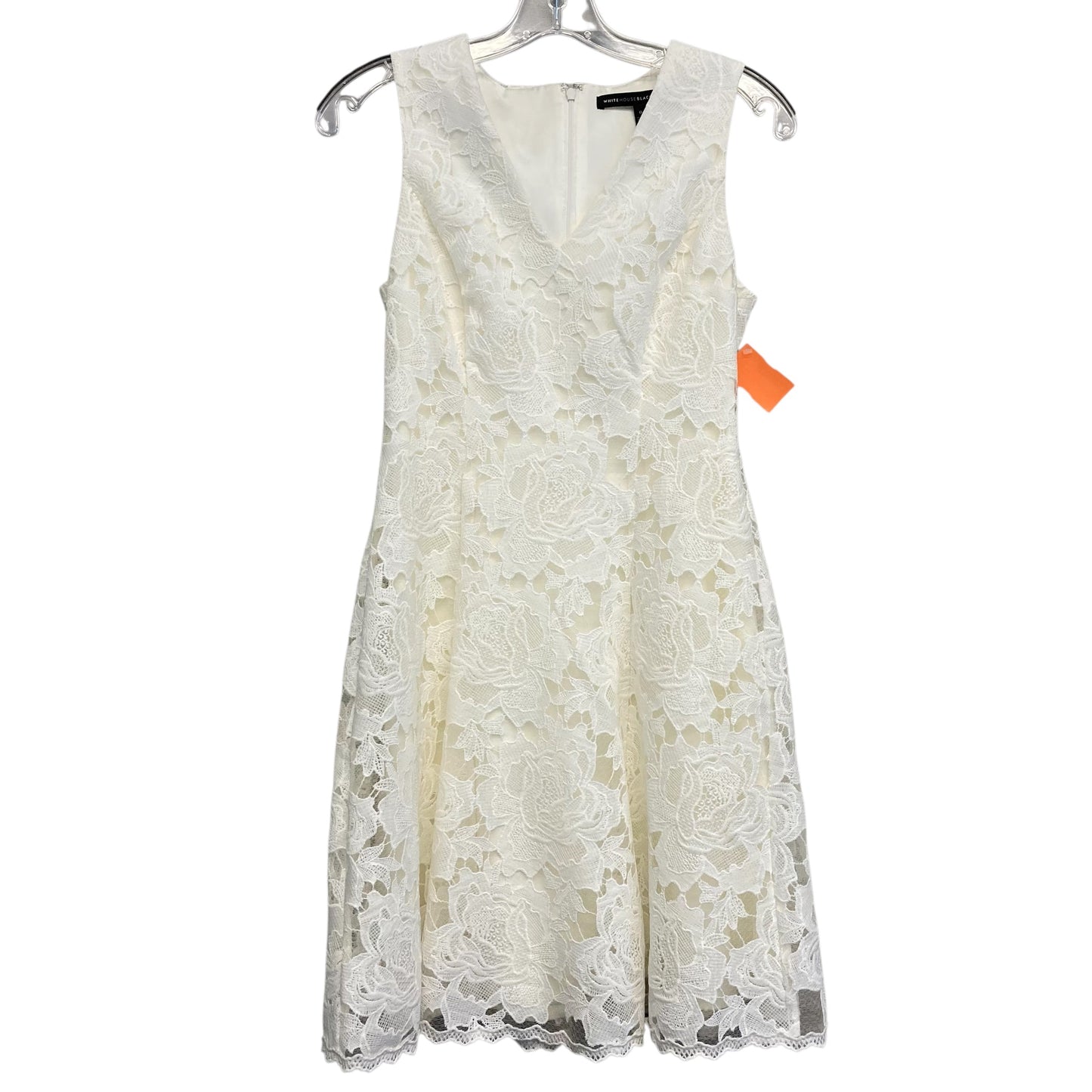 Dress Party Short By White House Black Market In White, Size:Xs