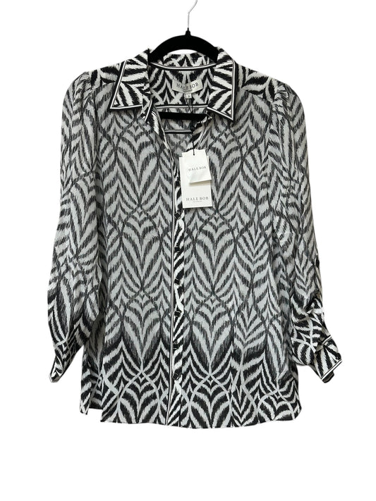 Blouse Ls By Hale Bob In Animal Print, Size:L