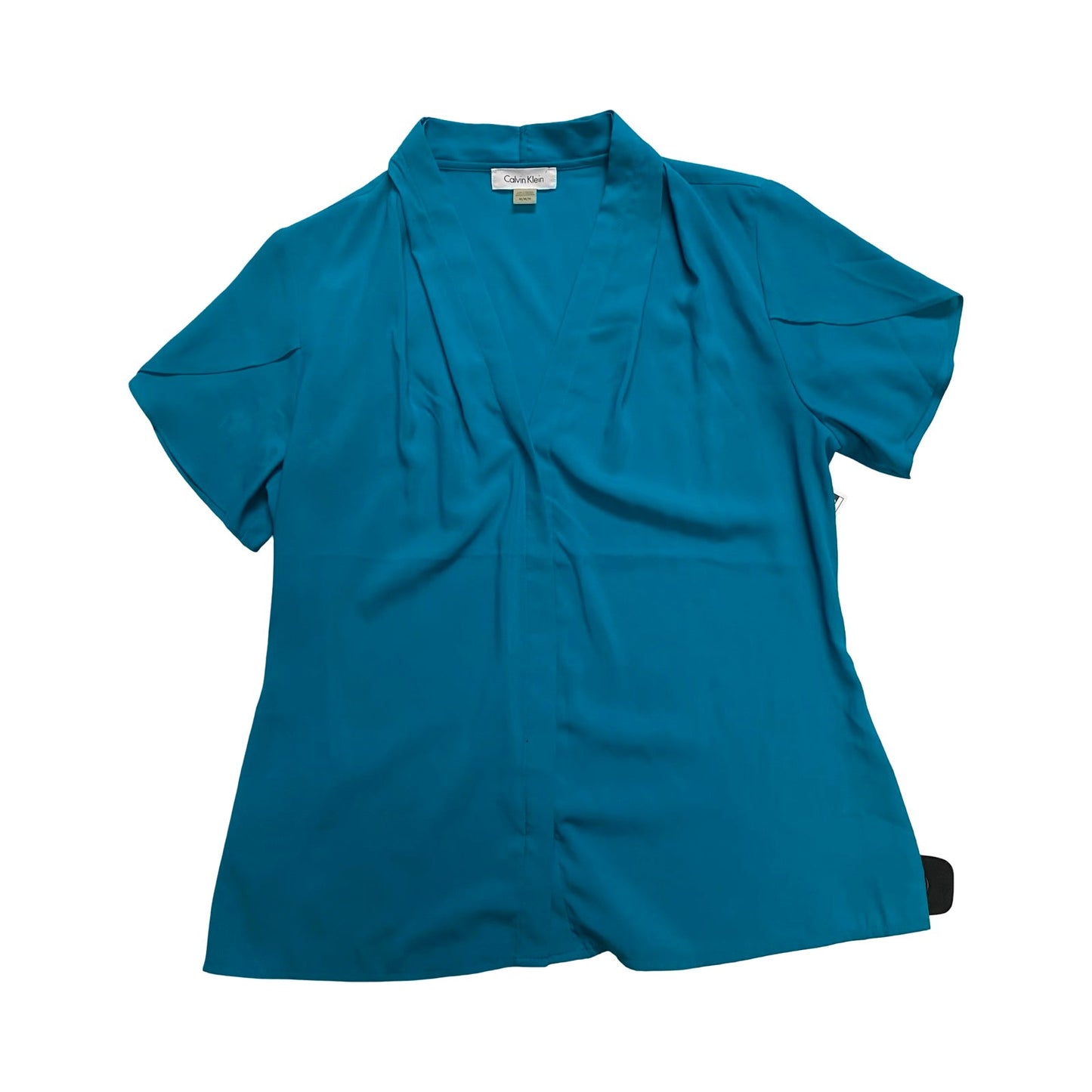 Top Ss By Calvin Klein In Teal, Size:M