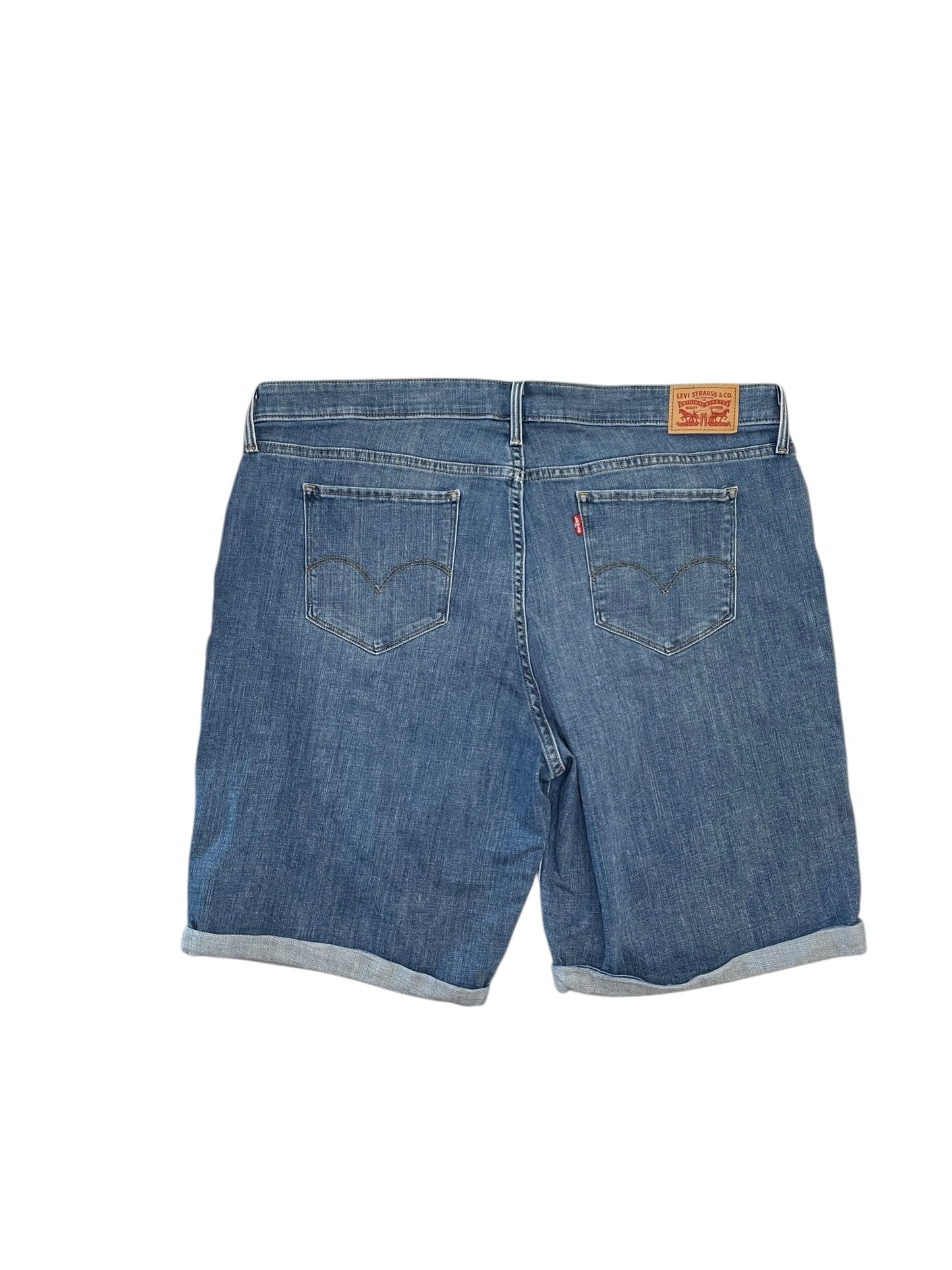 Shorts By Levis In Blue Denim, Size:2X