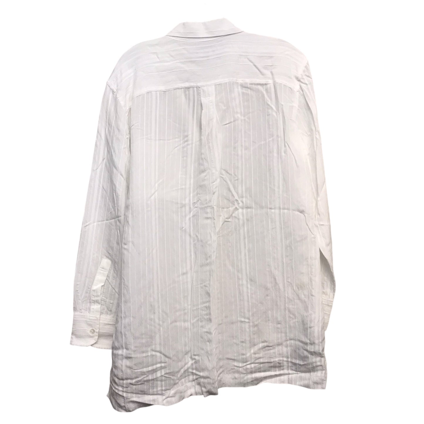 Top Ls By Ann Taylor In White, Size:M