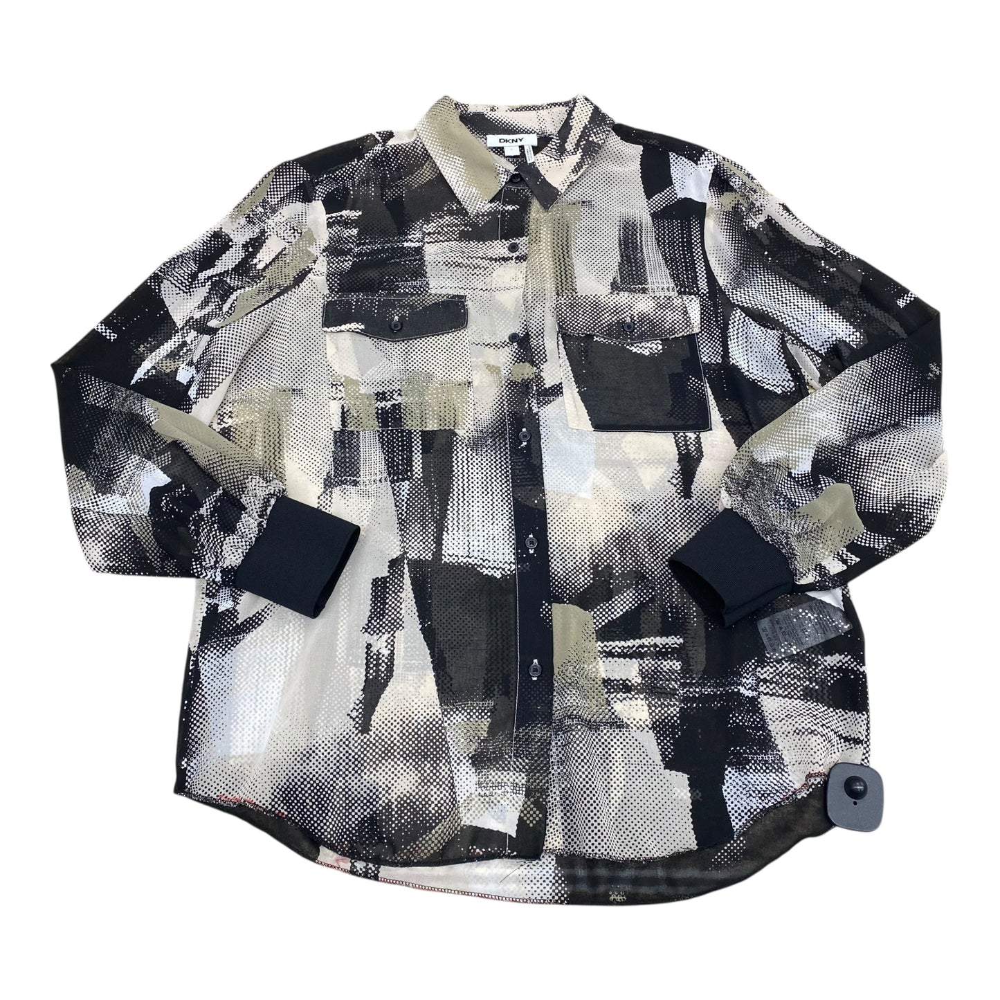 Top Ls By Dkny In Multi, Size:S