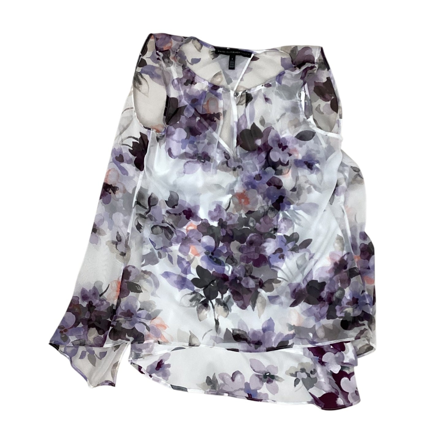 Top Sleeveless By White House Black Market In Purple, Size:S
