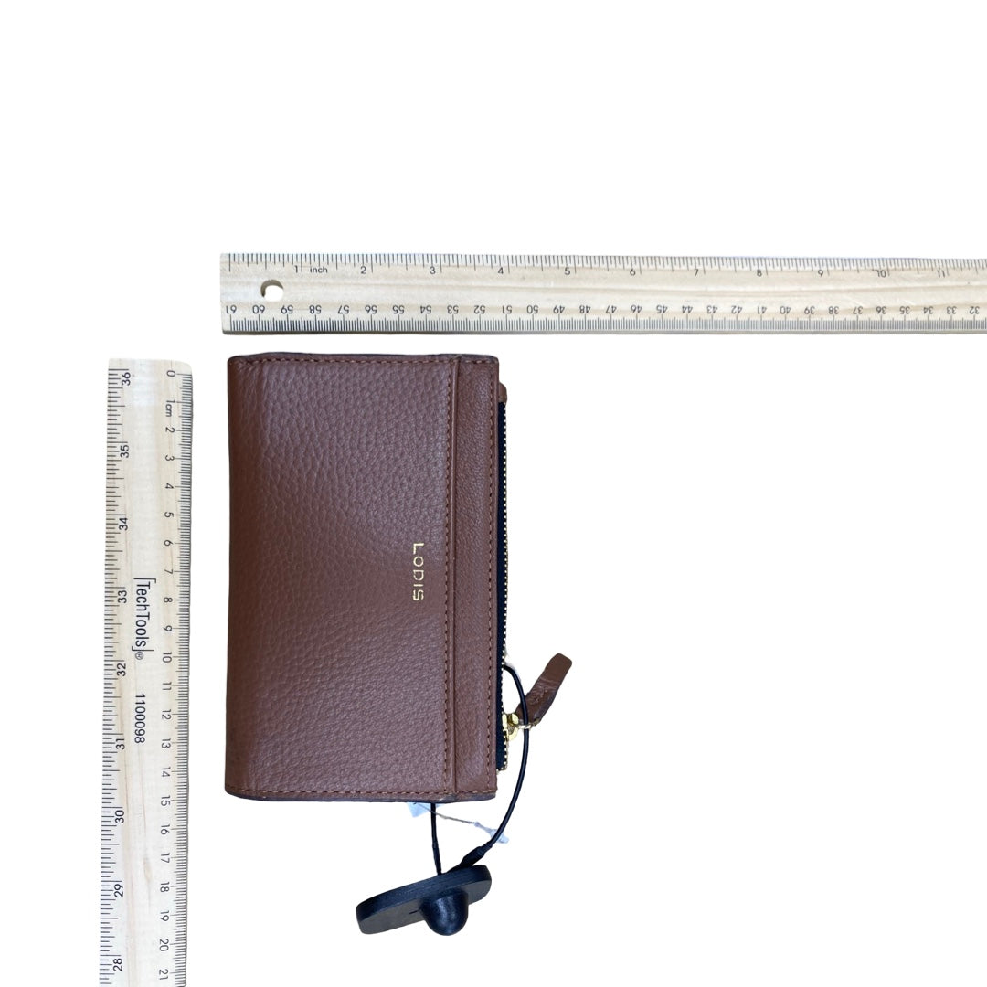 Wallet By Lodis In Brown, Size:Medium