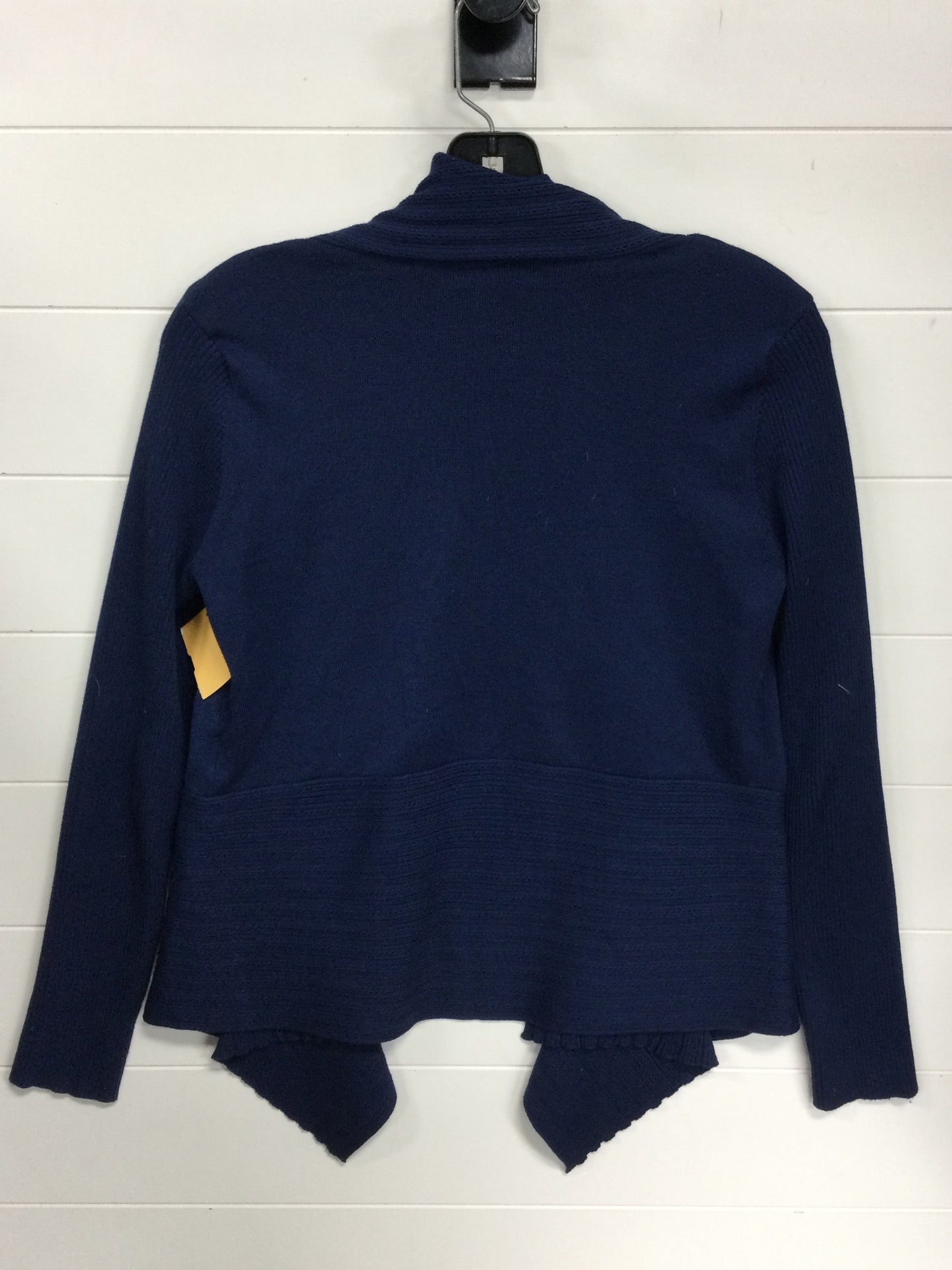 Cardigan By Liz Claiborne In Blue, Size:Mp
