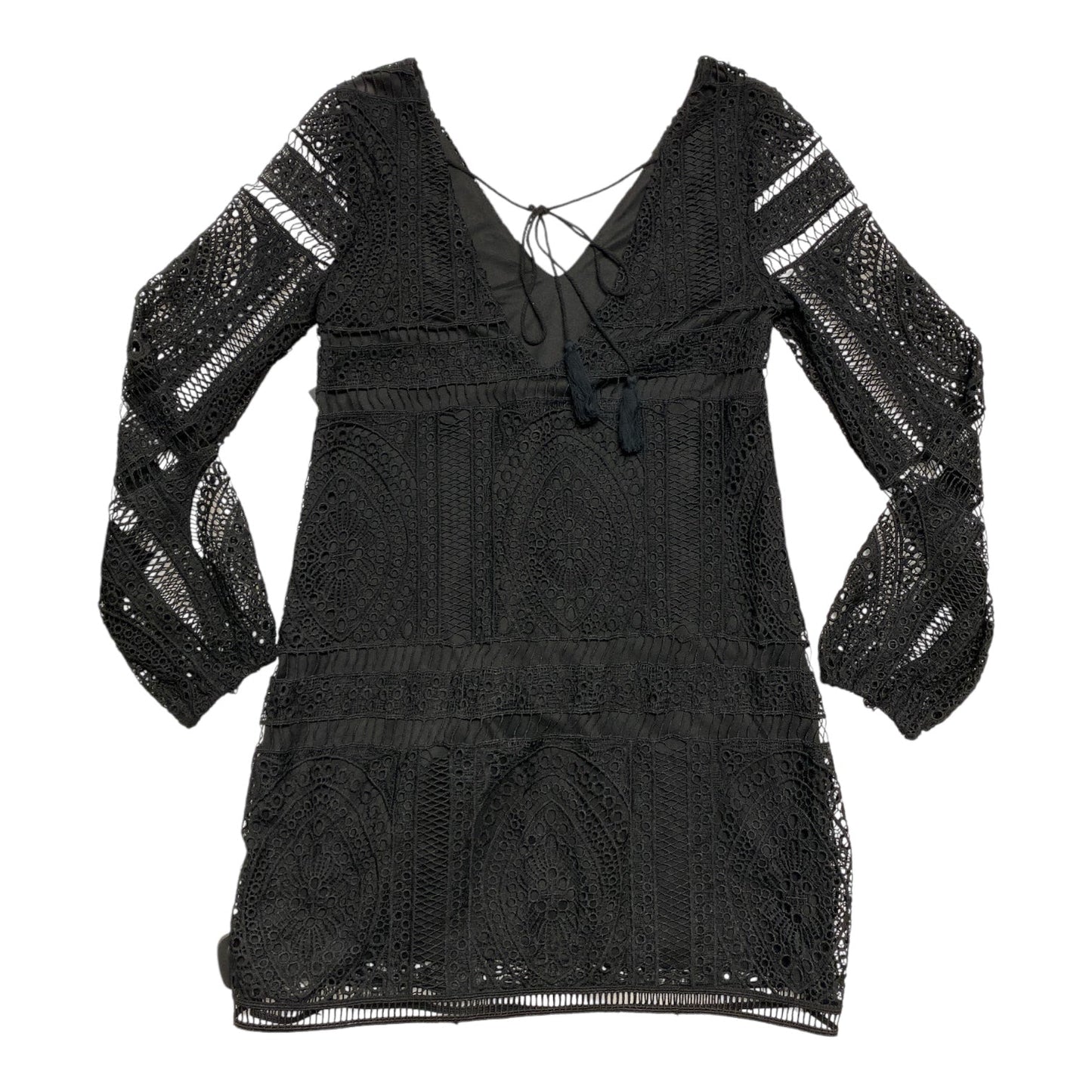 Dress Casual Midi By Lulus In Black, Size:M