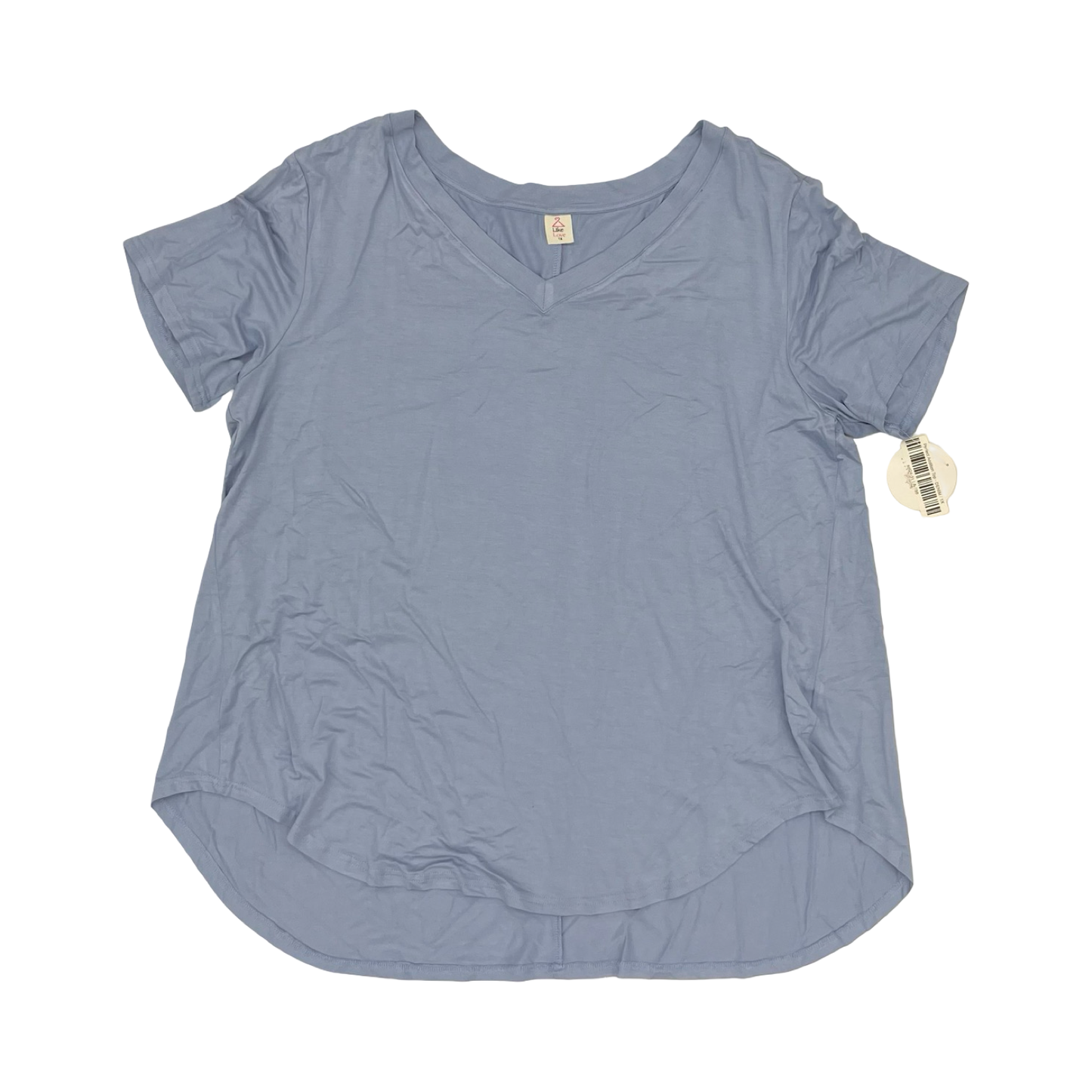 Top Ss By Like Love In Blue, Size:1X