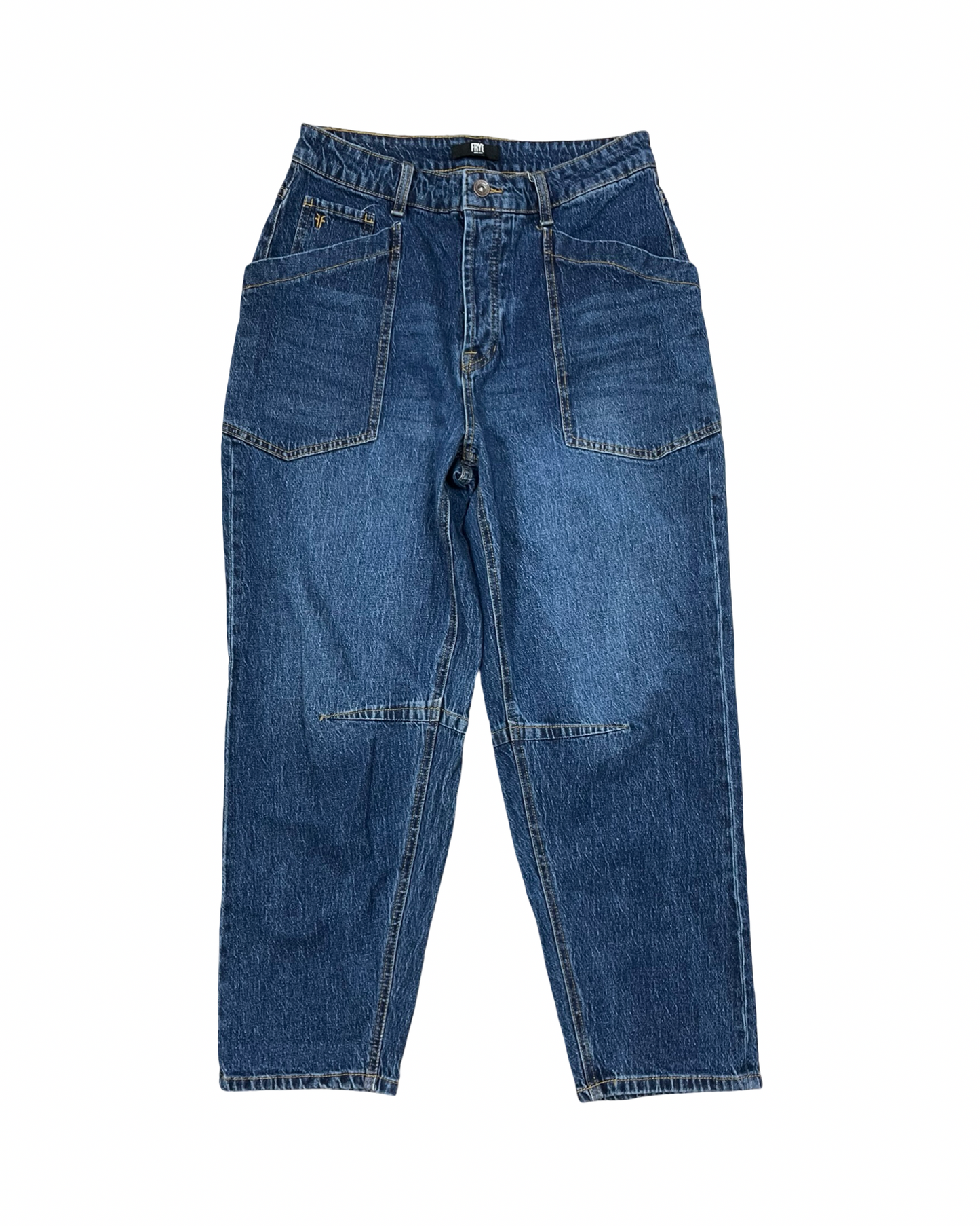 Jeans Designer By Frye In Blue Denim, Size:4