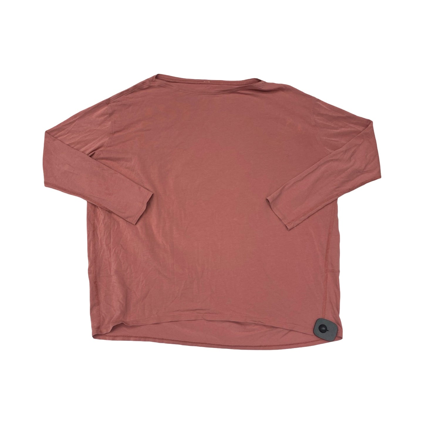 Athletic Top Ls Crewneck By Lululemon In Pink, Size:L