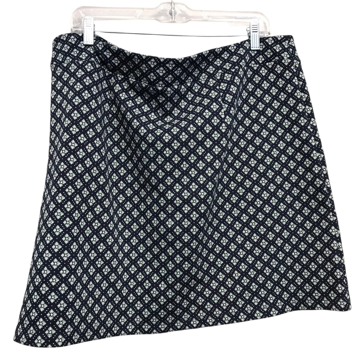 Skirt Mini & Short By Loft In Blue & Green, Size:16