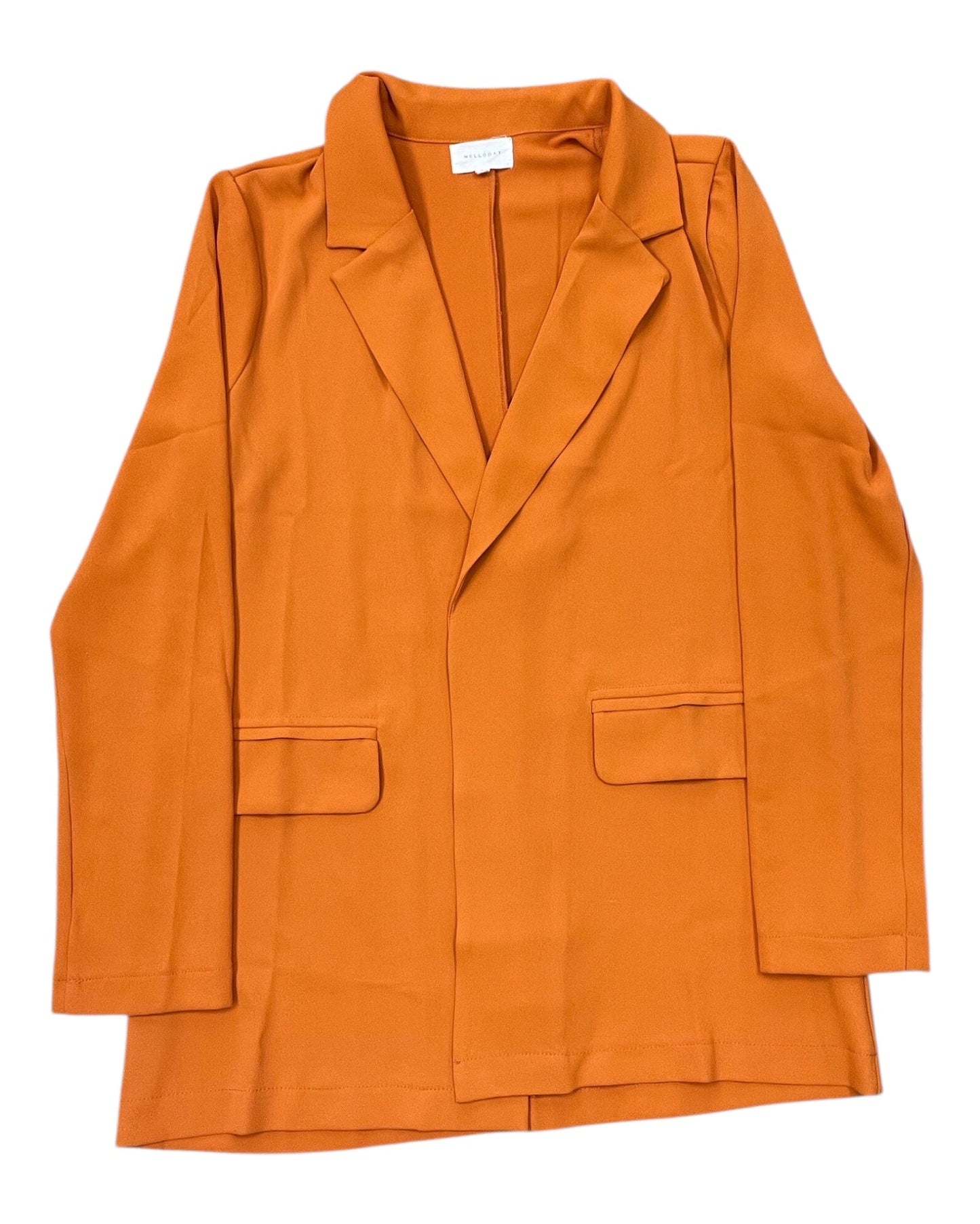 Blazer By Melloday In Orange, Size:M