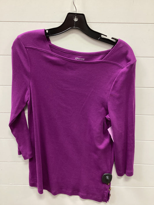 Top Ls By Chicos In Purple, Size:M