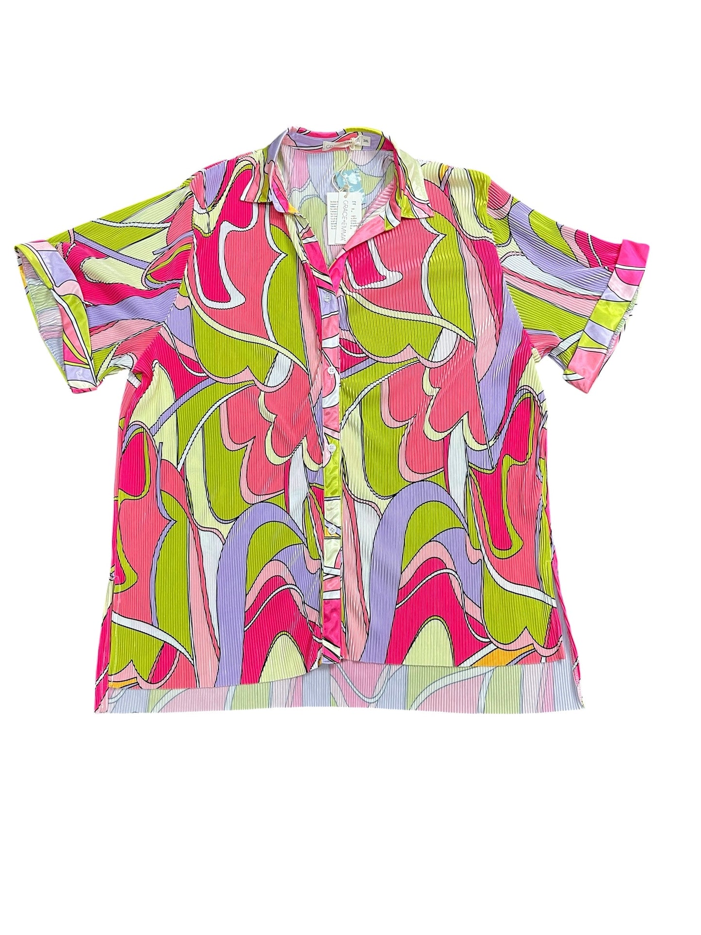 Top Ss By Clothes Mentor In Multi, Size:3X