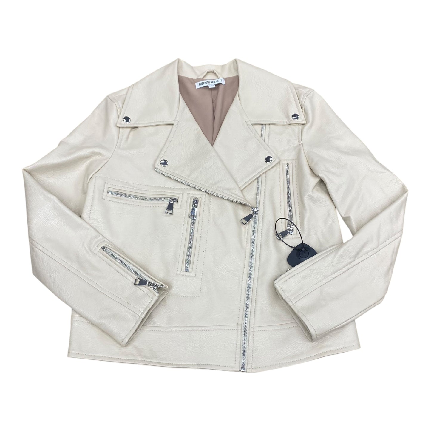Jacket Moto By Elizabeth And James In Tan, Size:S