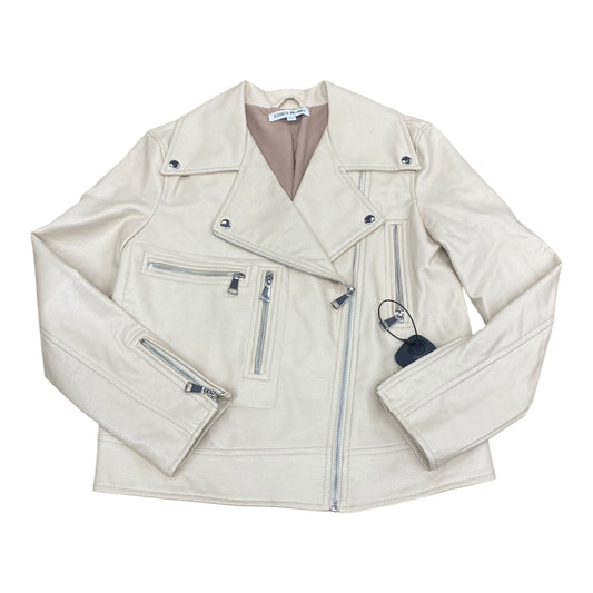 Jacket Moto By Elizabeth And James In Tan, Size:S