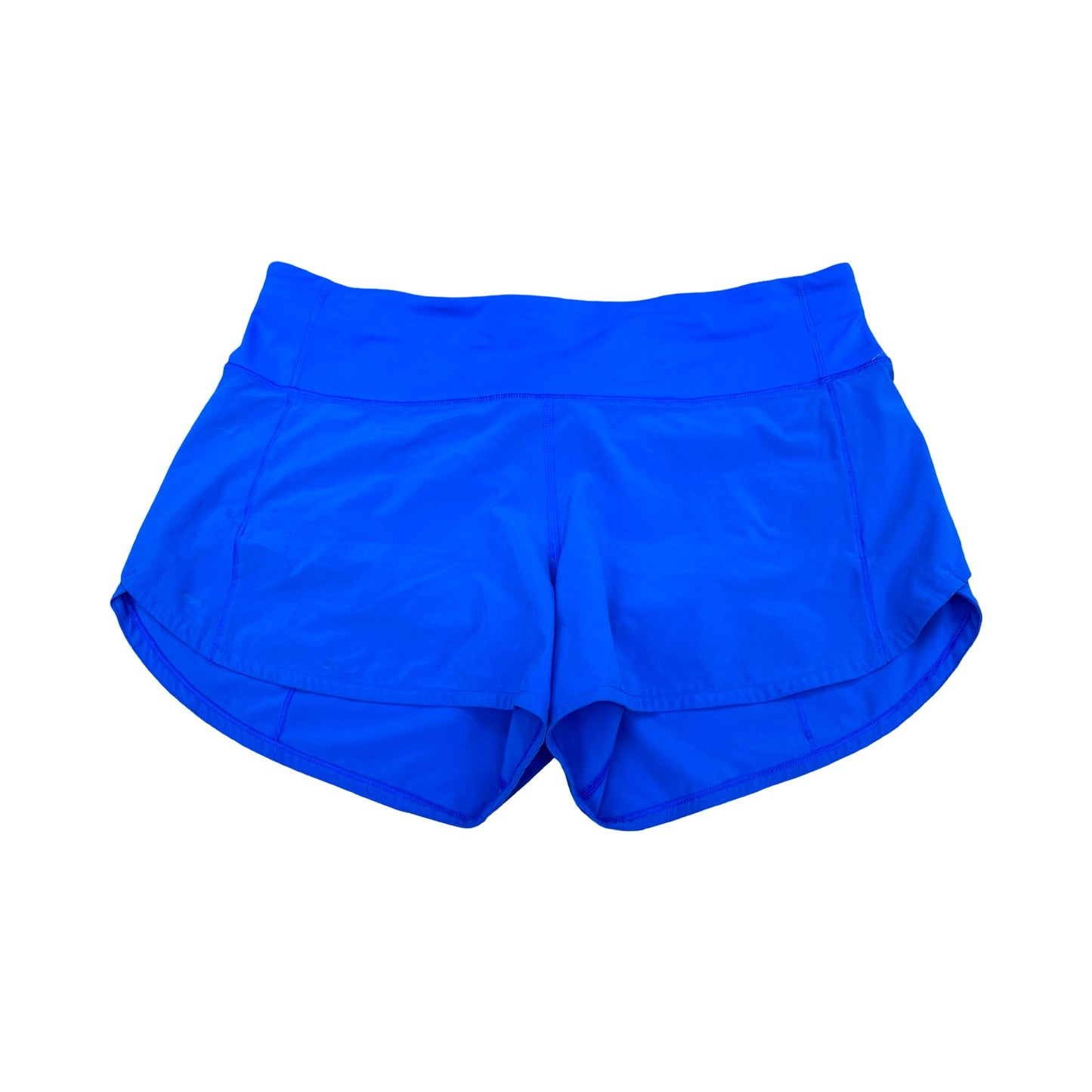 Athletic Shorts By Lululemon In Blue, Size:8
