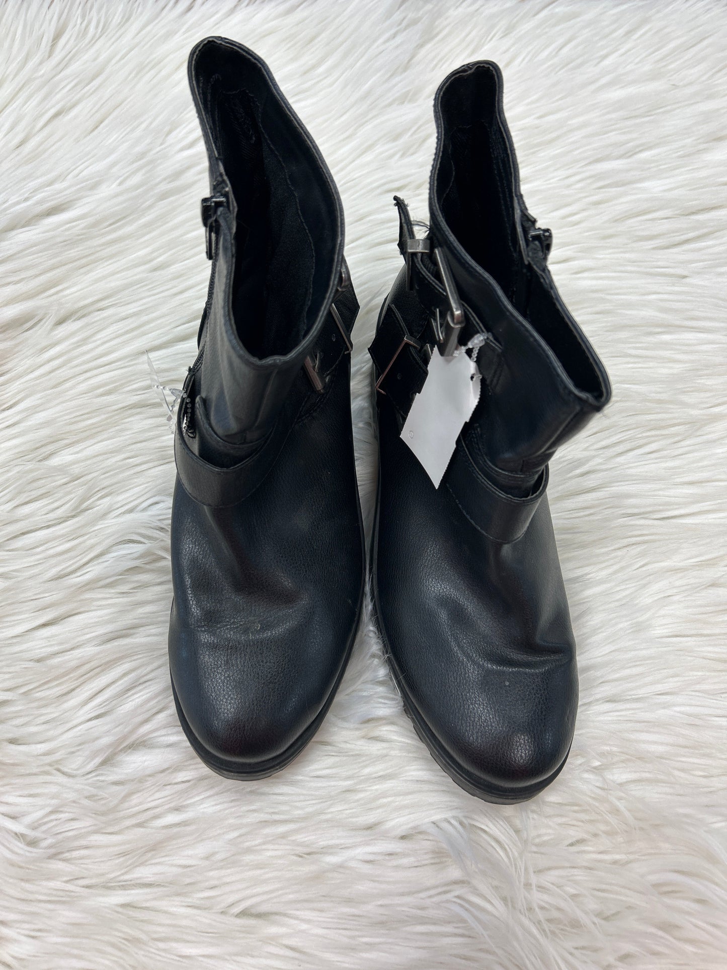 Boots Ankle Flats By Universal Thread In Black, Size:9
