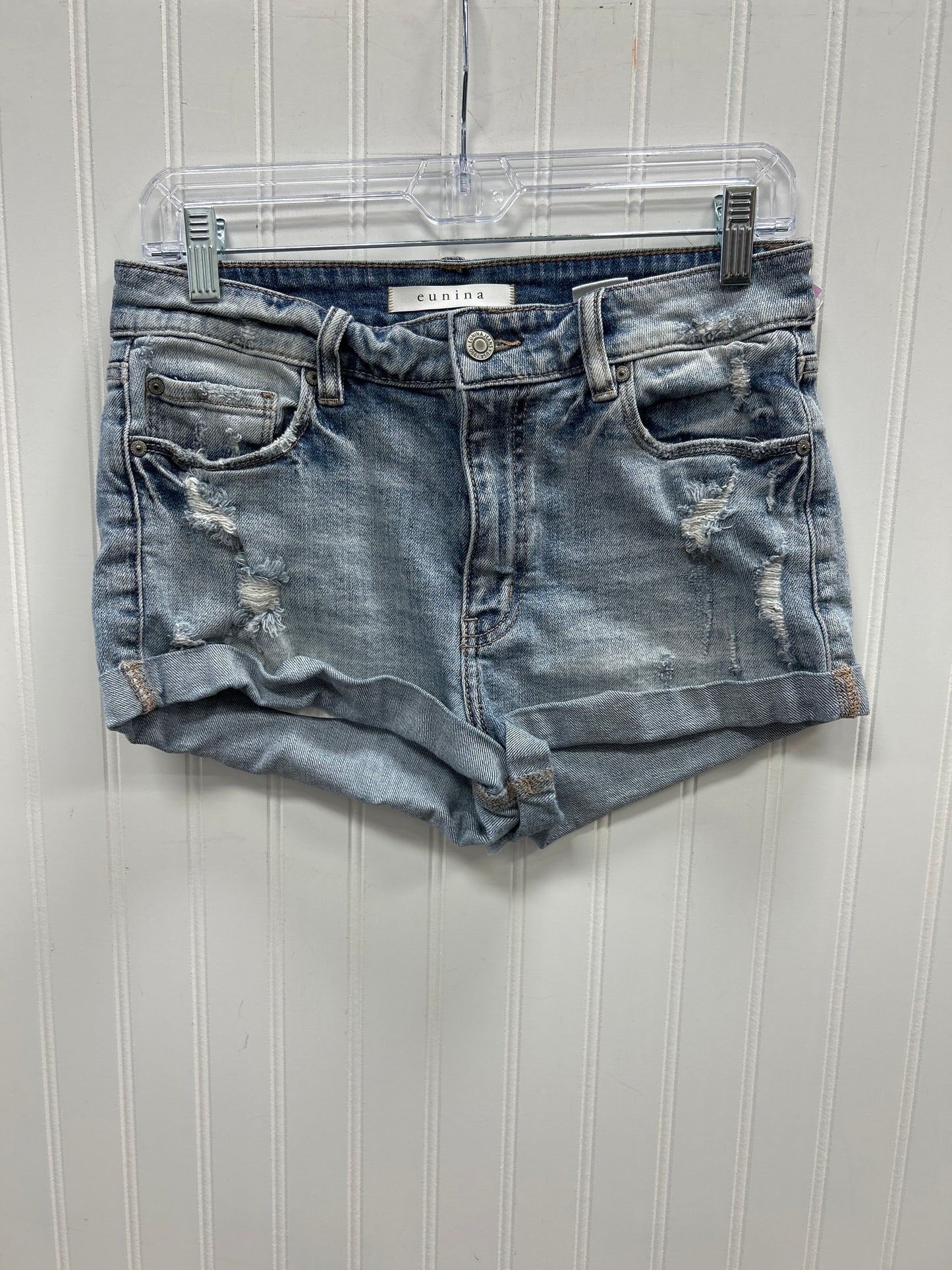 Shorts By Eunina In Blue Denim, Size:M