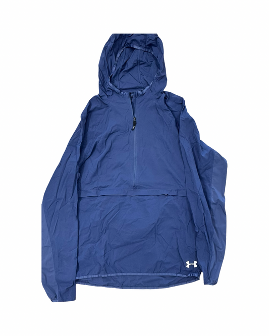 Athletic Top Ls Hoodie By Under Armour In Blue, Size:M