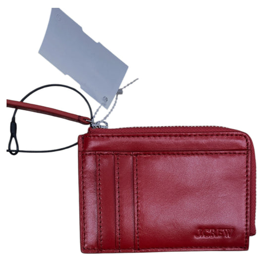 Wallet By J. Crew In Red, Size:Small