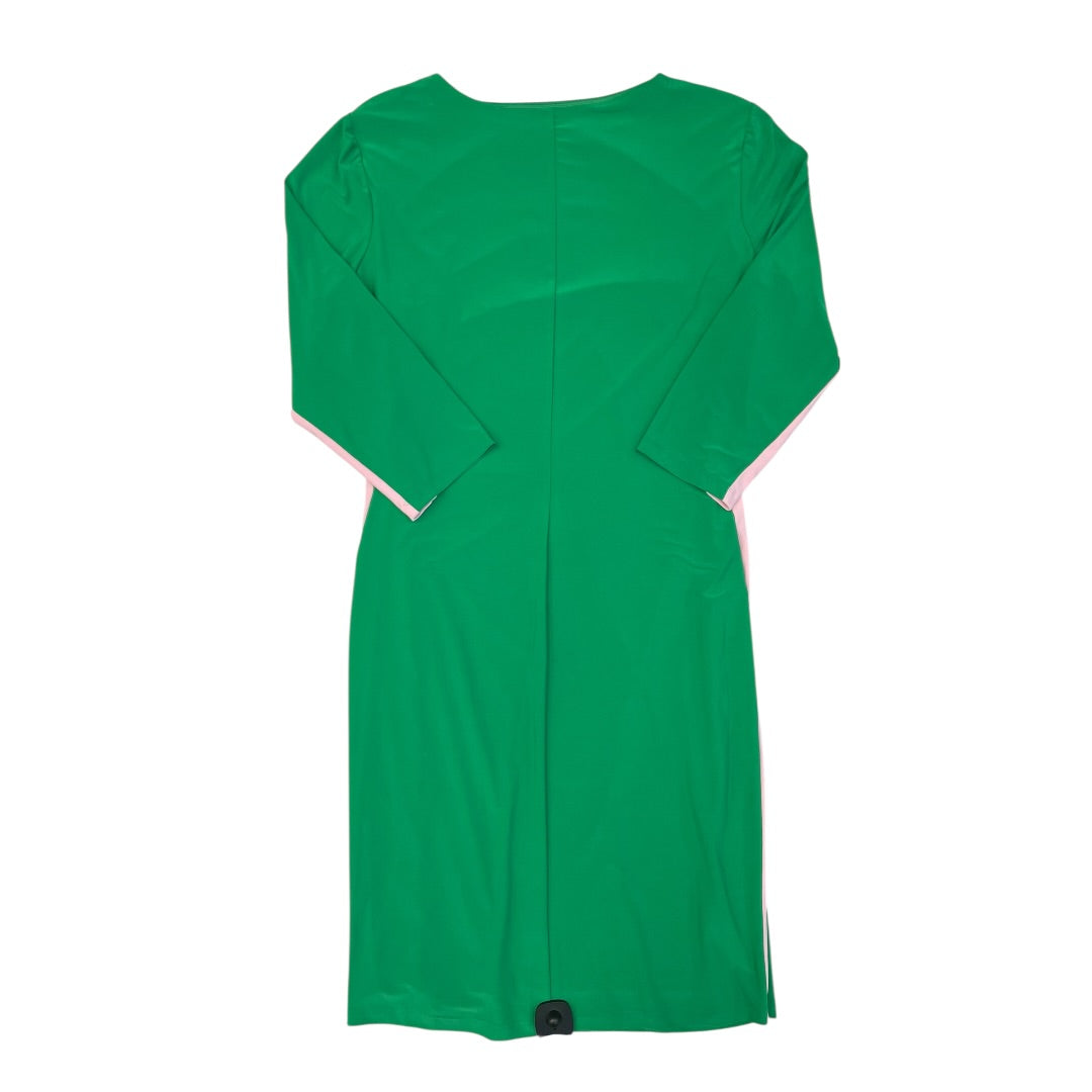 Dress Casual Midi By Kasper In Green, Size:16