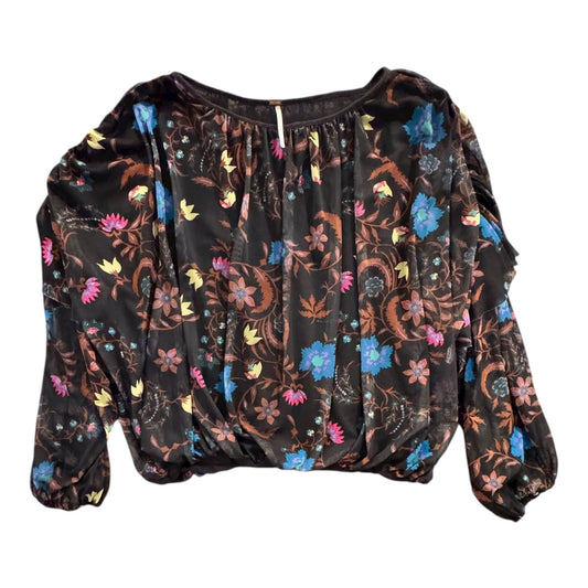 Top Ls By Free People In Floral Print, Size:M