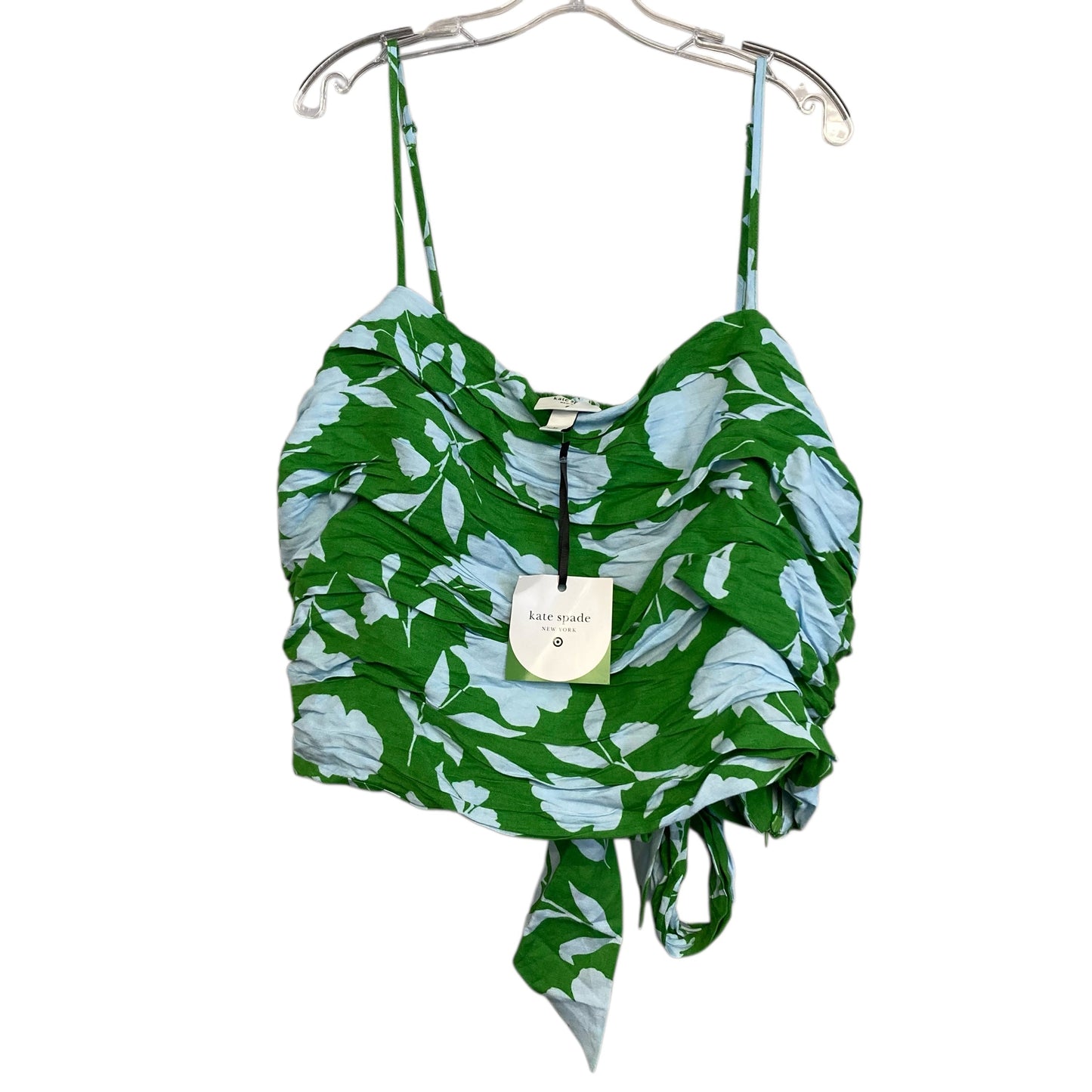 Top Sleeveless Designer By Kate Spade In Blue & Green, Size:4X
