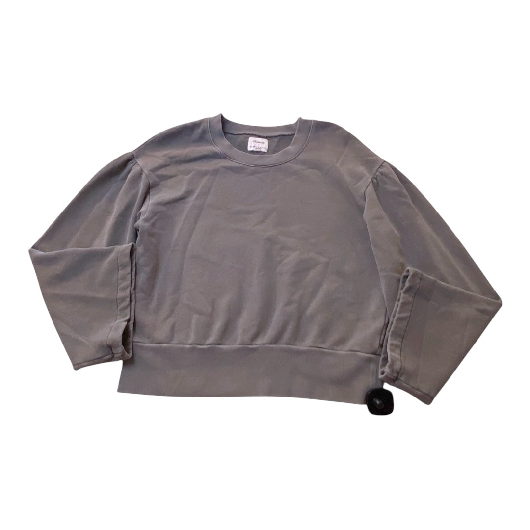 Sweatshirt Crewneck By Madewell In Grey, Size:M
