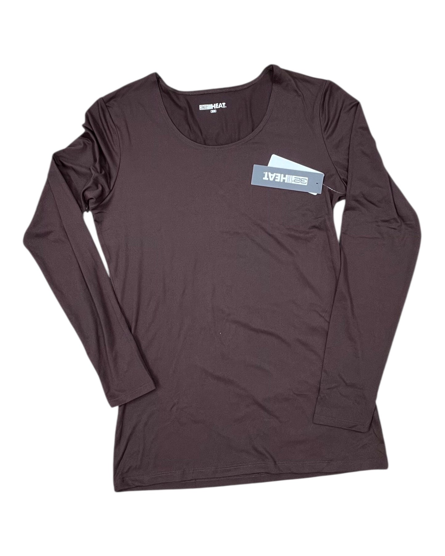 Top Ls Basic By 32 Degrees In Brown, Size:M