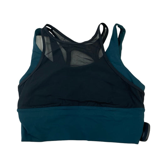 Athletic Bra By Lululemon In Black & Green, Size:6