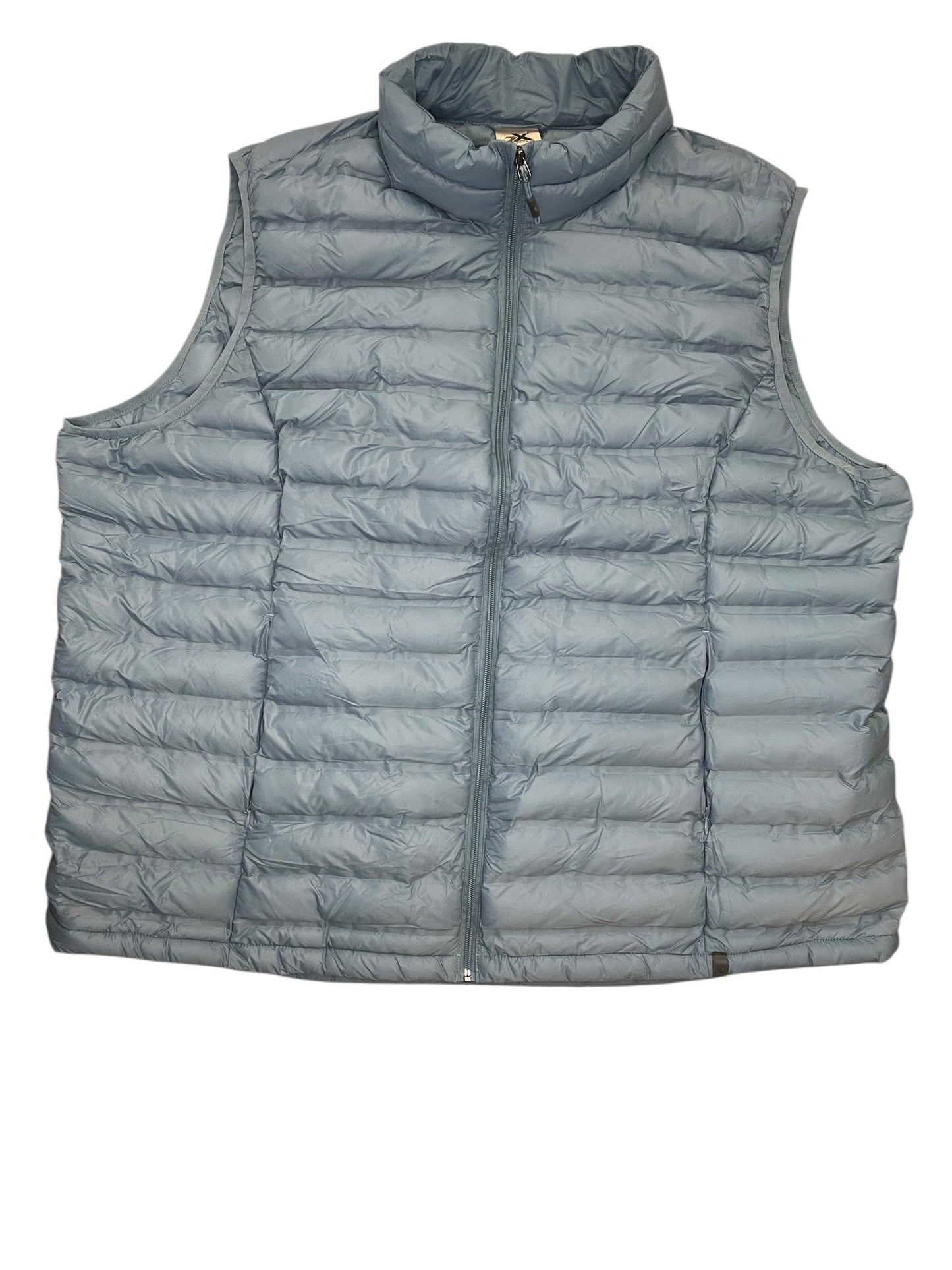 Vest Puffer & Quilted By Zero Xposure In Blue, Size:3X