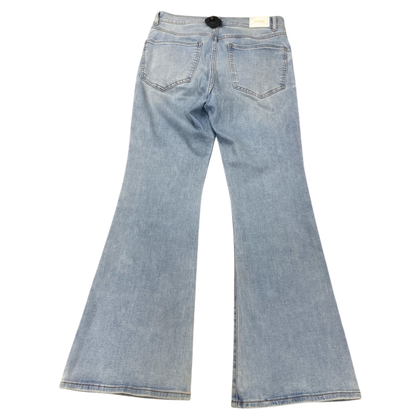 Jeans Flared By Express In Blue Denim, Size:10