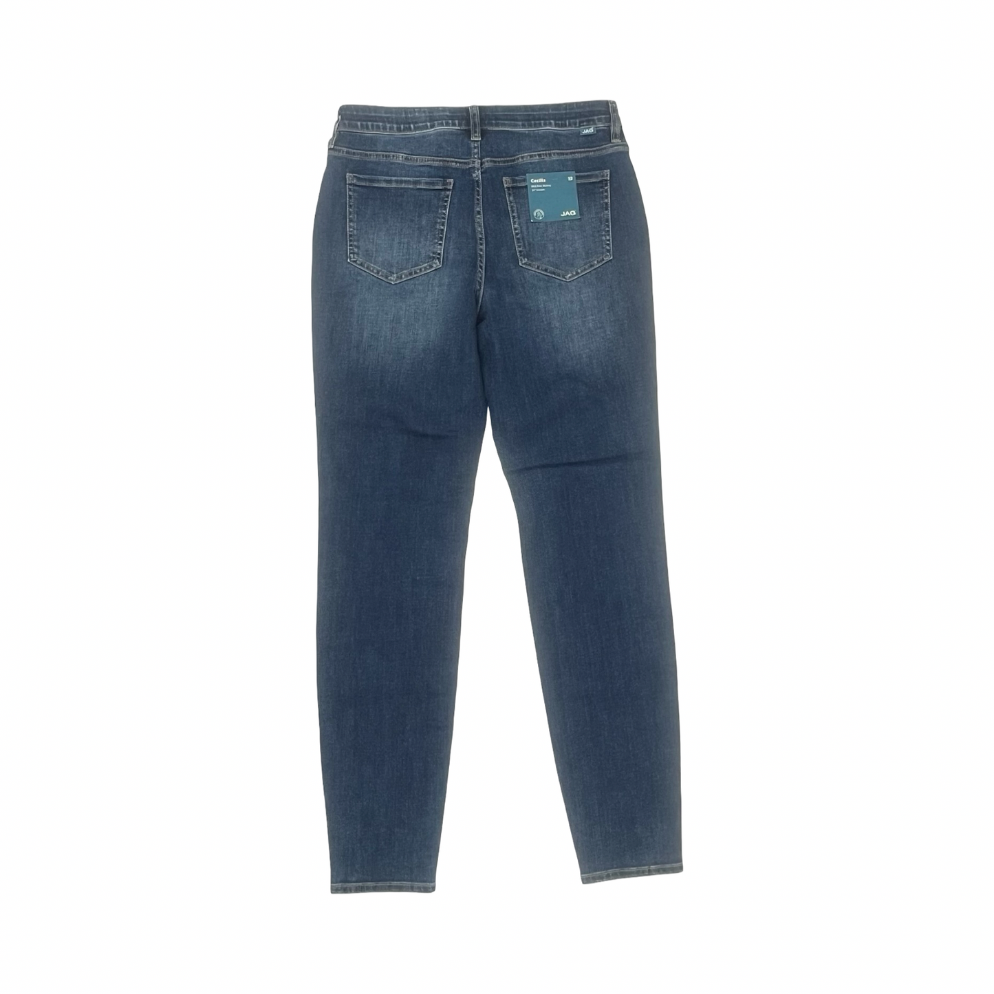 Jeans Skinny By Jag In Blue Denim, Size:12