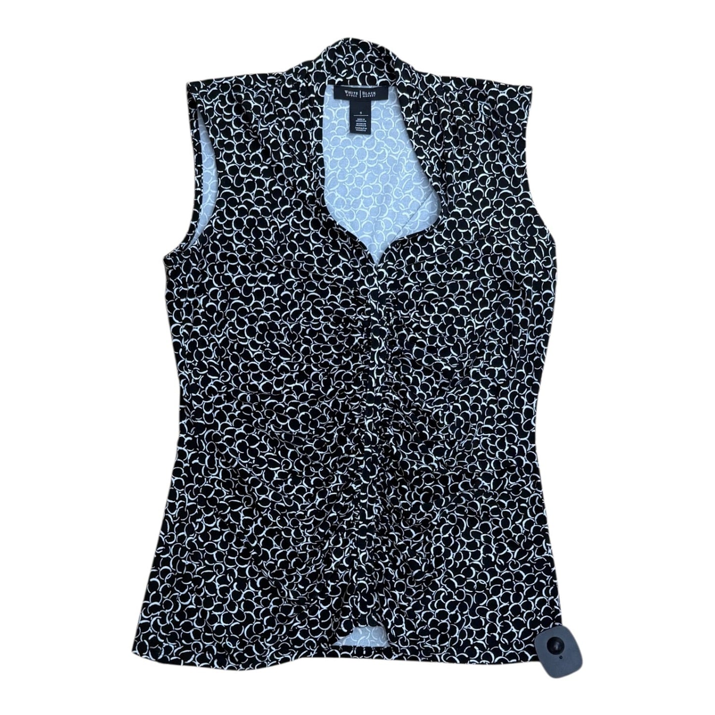 Top Sleeveless By White House Black Market In Black & White, Size:S