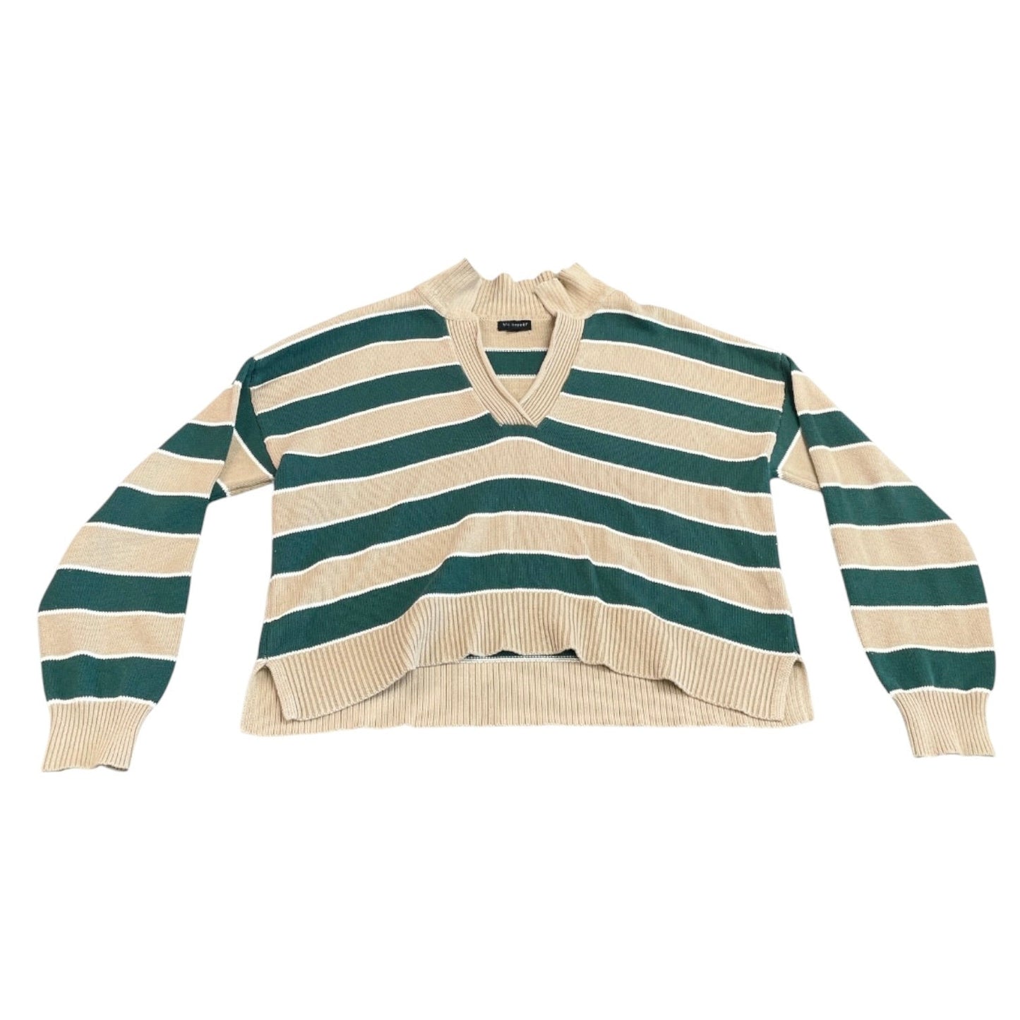 Sweater By Blu Pepper In Brown & Green, Size: S