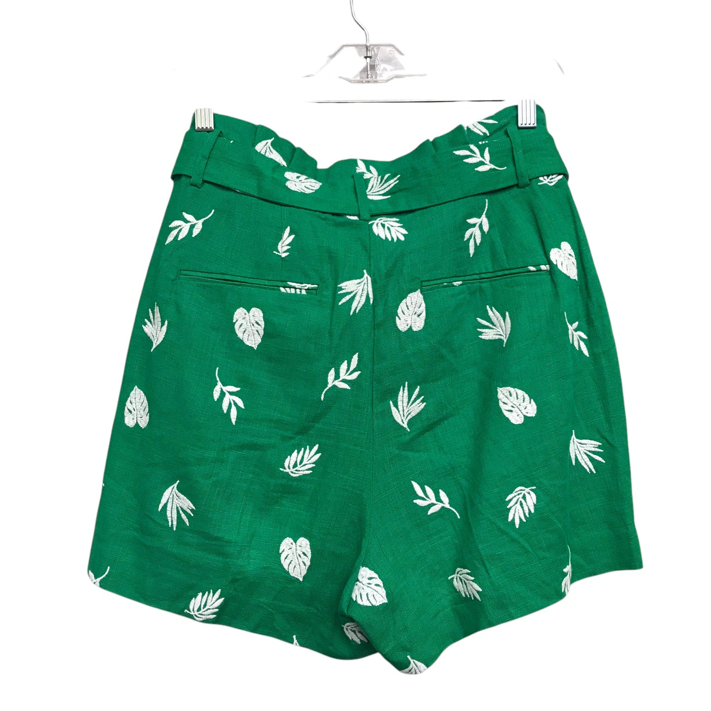 Shorts By Ann Taylor In Green & White, Size:8