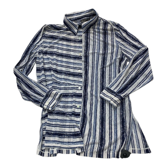 Top Ls By Chicos In Blue & White, Size:Xl
