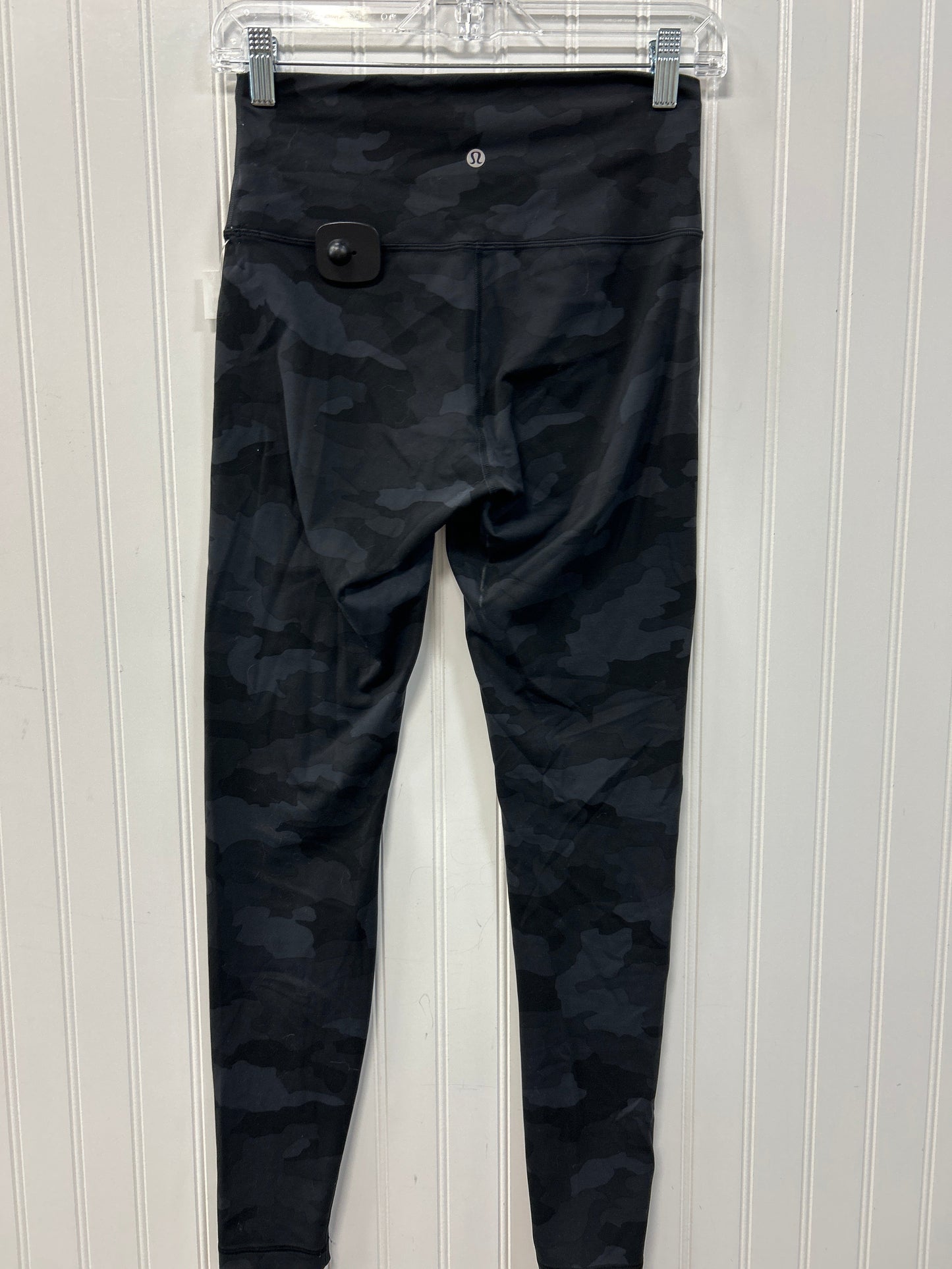 Athletic Leggings By Lululemon In Black, Size:8