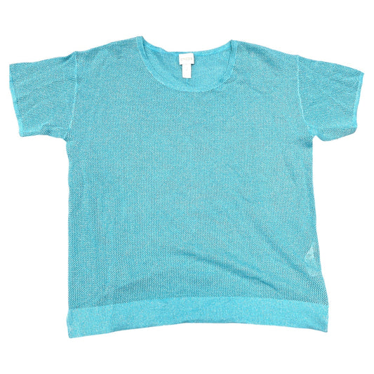 Top Ss By Chicos In Blue, Size:L