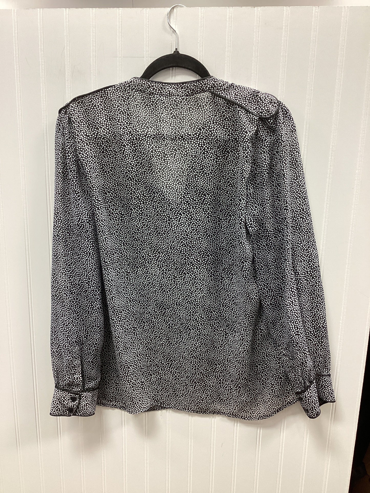 Top Ls By Cynthia Rowley In Black & White, Size:M