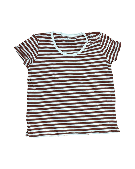 Top Ss By Maurices In Red & White, Size:Xl