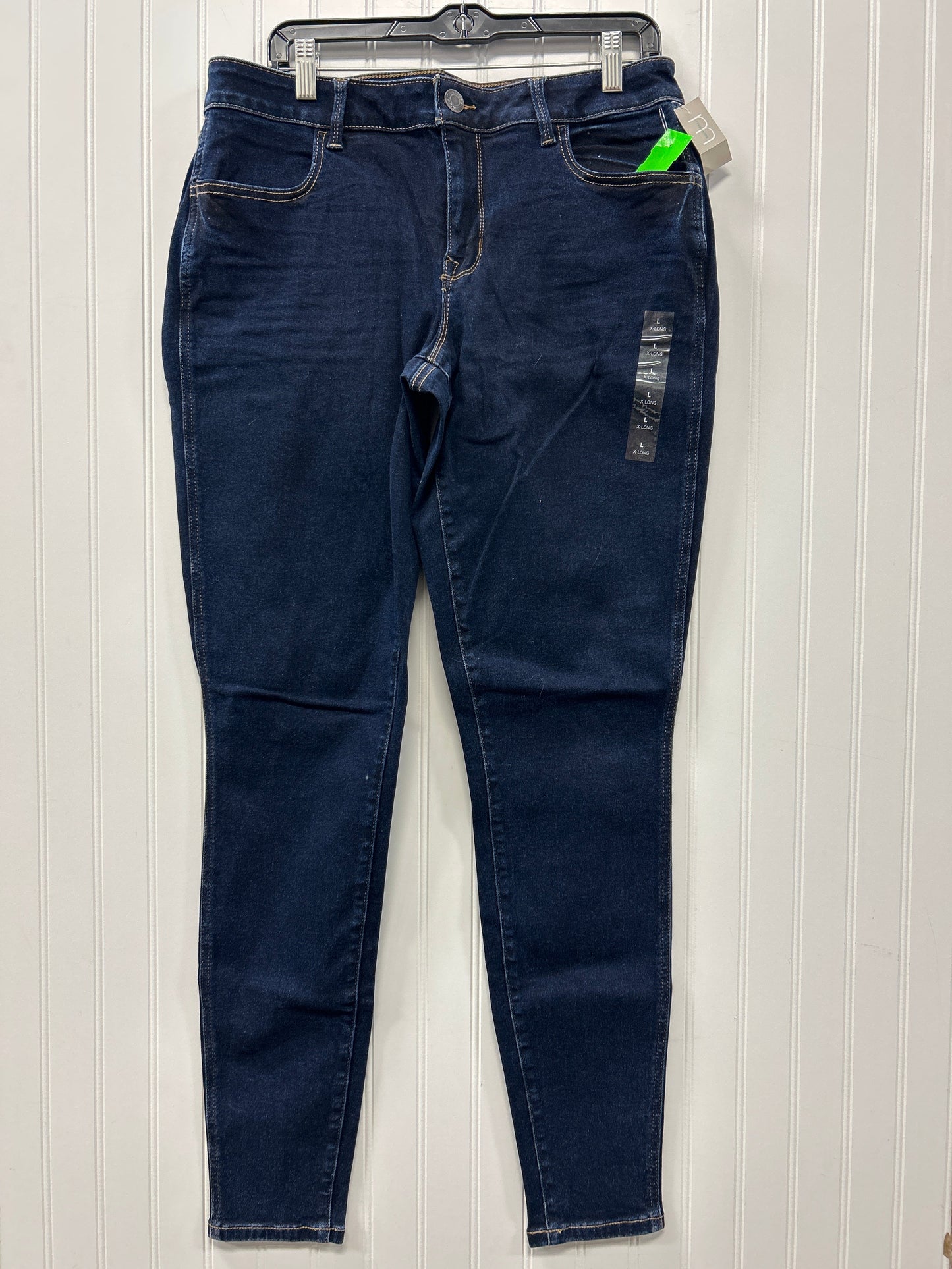 Jeans Skinny By Maurices In Blue Denim, Size:L NWT