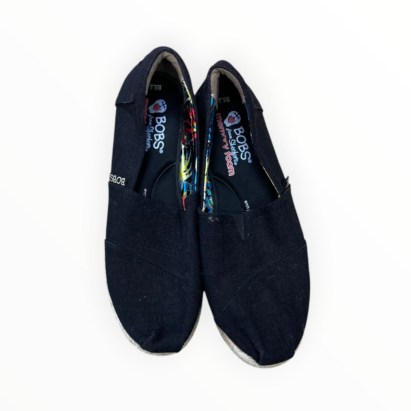 Shoes Flats By Bobs In Black, Size:8.5