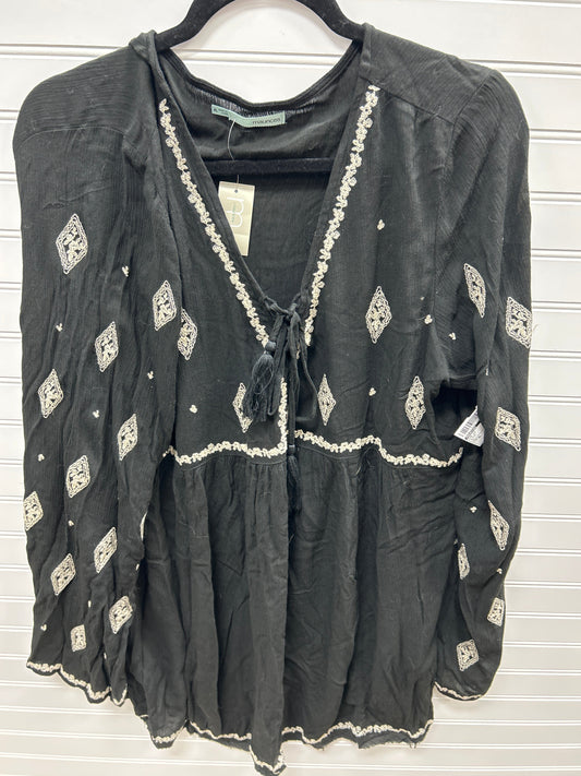 Top Ls By Maurices In Black, Size:Xl