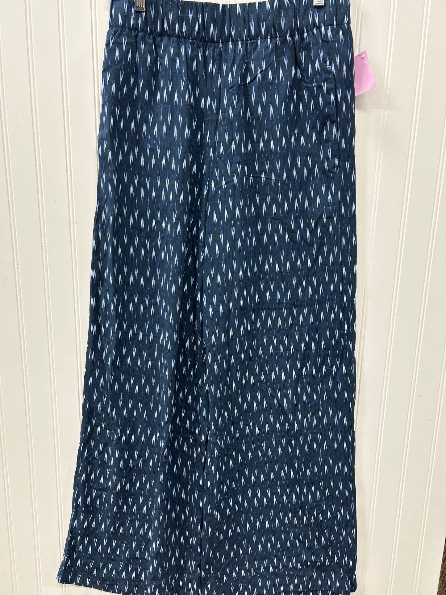 Pants Wide Leg By Banana Republic In Blue, Size:Xs