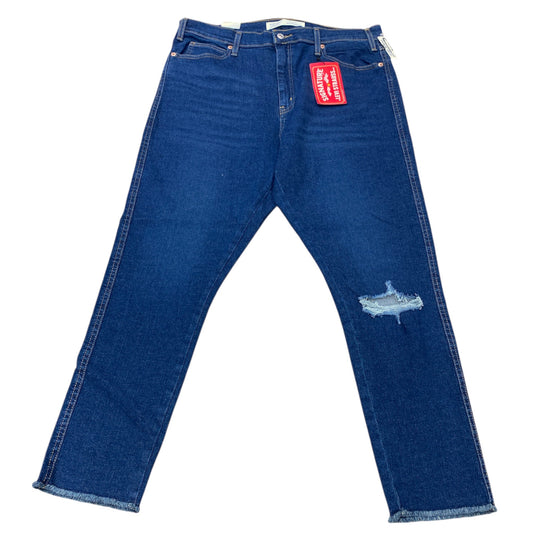 Jeans Skinny By Levis In Blue, Size:18