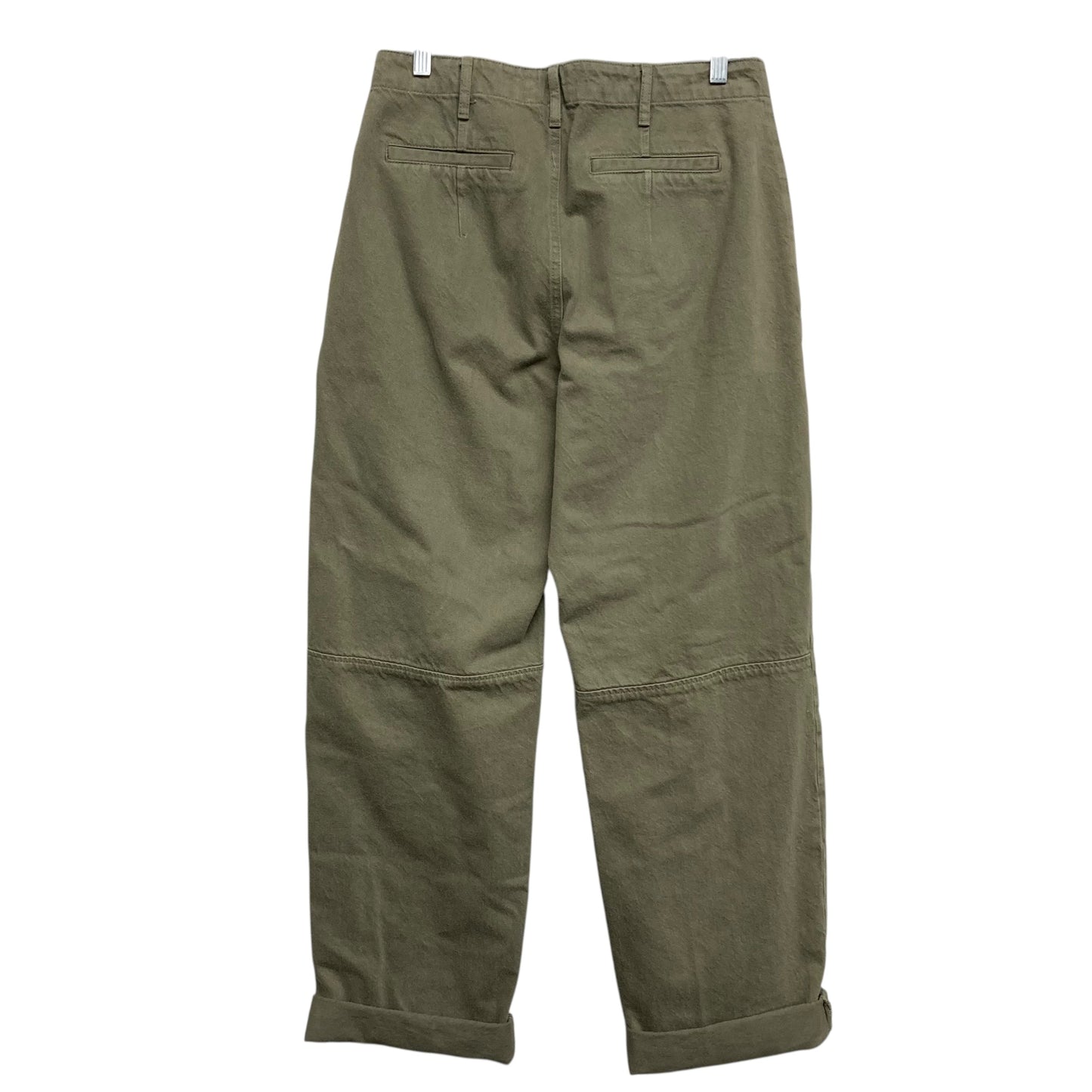 Pants Wide Leg By Frame In Green, Size:6