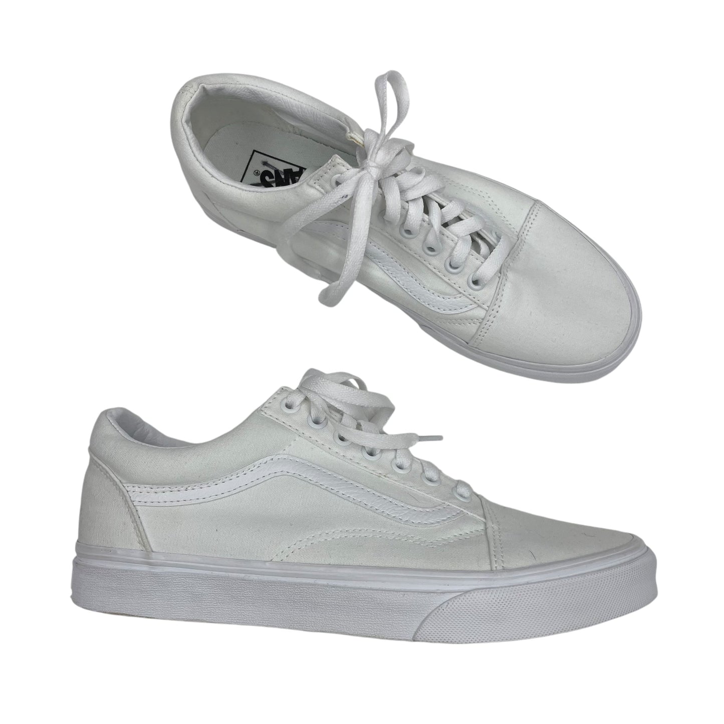 Shoes Sneakers By Vans In White, Size:10.5